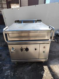 brasiera a gas automatica acciaio 70 litri