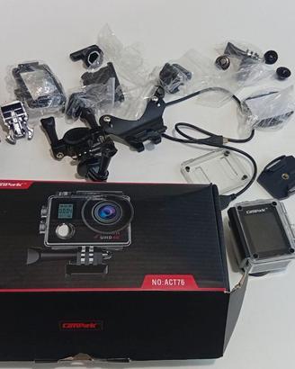 Action Cam 4K Campark ACT76 + ACCESSORI