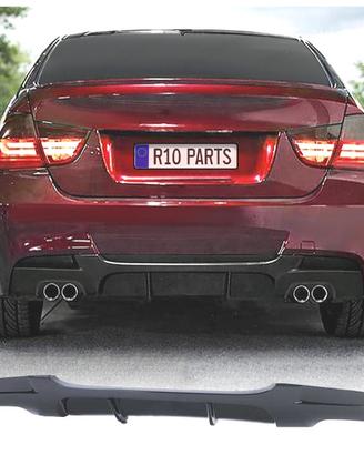 DIFFUSORE BMW E90 E91 LOOK M PERFORMANCE NERO LUCI