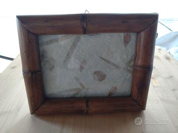 Cornice in legno canna di bambù - Nuova