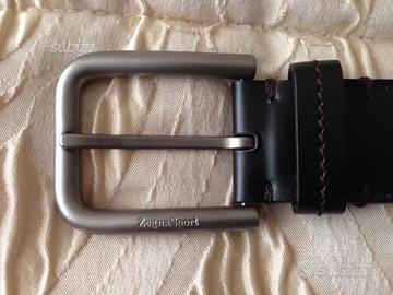 Ermenegildo Zegna Cintura Uomo Originale 100%