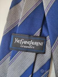 Cravatta Yves Saint Laurent in pura seta 