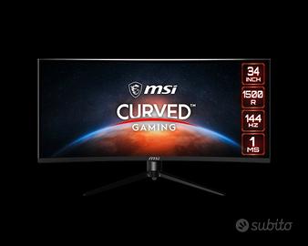 Monitor 34" gaming curvo MSI OPTIX MAG342CQR