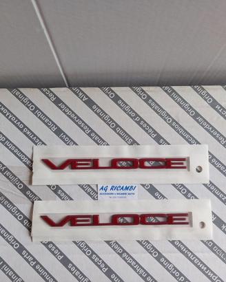 Coppia VELOCE Rosso Originale Giulietta Mito