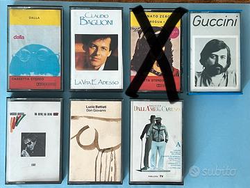 Musicassette vintage autori italiani