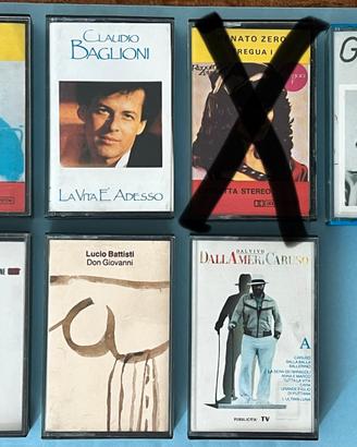Musicassette vintage autori italiani
