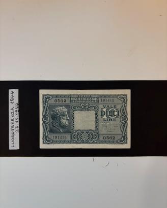 10 lire - 1944