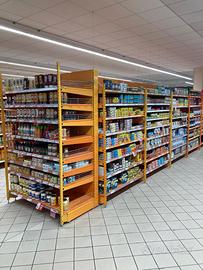 scaffalatura intrac colore arancione