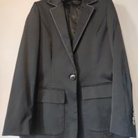 Blazer Pierre Cardin in raso nero 