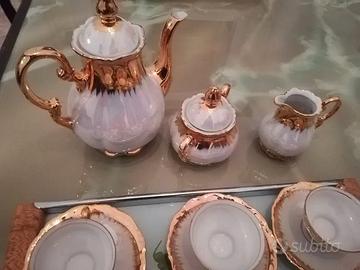 Servizio da Caffè BAVARIA RARO rifinite in ORO