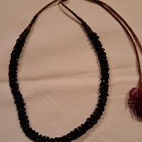 Collana artigianale radici di rubino