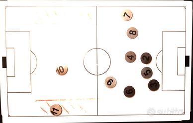 Lavagna magnetica con campo da calcio