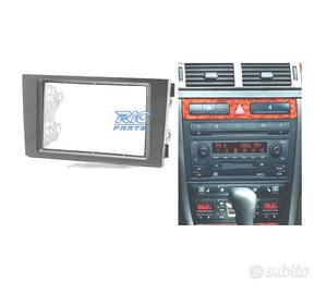 CORNICE NERA RADIO 2-DIN PER AUDI A6 E ALLROAD