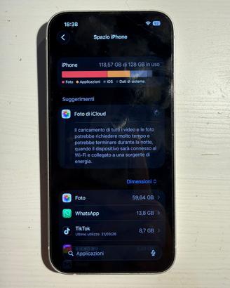 iPhone 13 128Giga Bianco