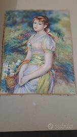 Stampa  dipinto   vintage " renoir