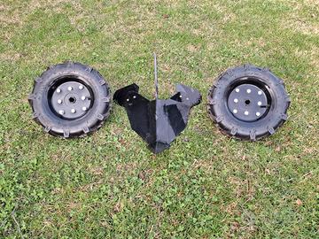 kit ruote + assolcatore motozappa