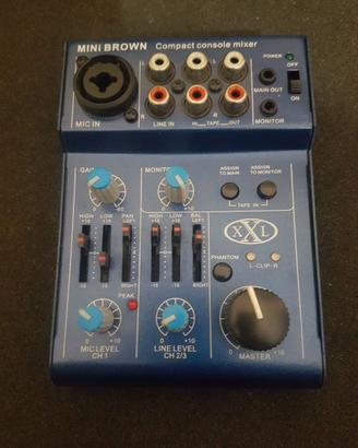 Mr. Brown Mini Mixer USB XXL 3 canali