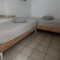 Struttura con doghe letto singolo x2