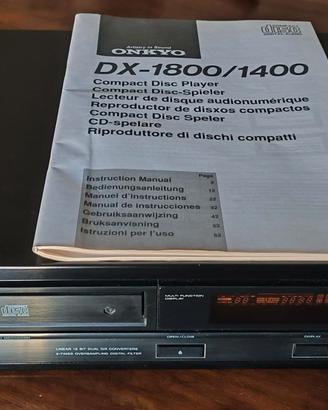 Onkyo Compact Disc Player Dx-1400.