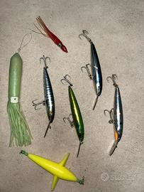 lotto esche artificiali Rapala da traina 