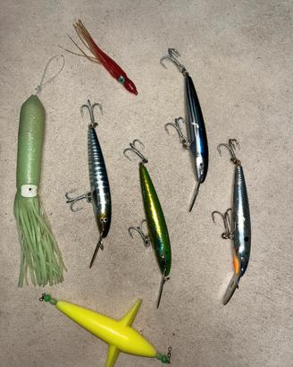 lotto esche artificiali Rapala da traina 