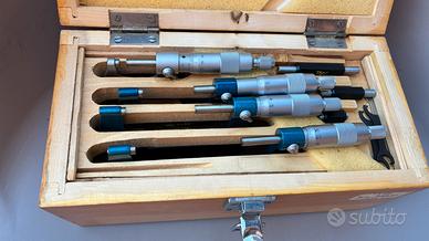 Set 4 Micrometro Centesimali LTF 0-100 mm