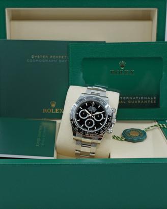 ROLEX DAYTONA 126500LN NUOVO MAI USATO FULL SET