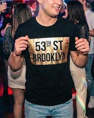 T-shirt Maglietta nera Maniche Corte ALCOTT U.S.A.