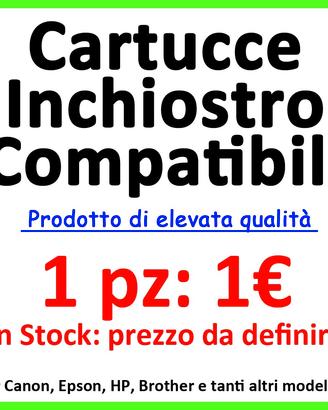 Cartucce inchiostro compatibili per stampanti
