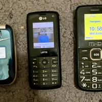 3 Telefoni cellulari vintage