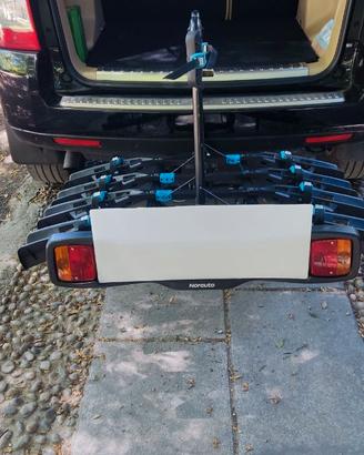 Portabici gancio traino NORAUTO DECK 100-4 per 4 b