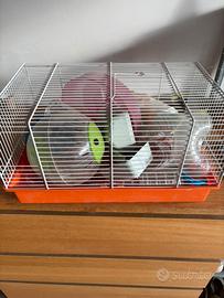 GABBIA PER CRICETI + ACCESSORI