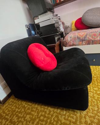 Poltrone nere vintage
