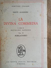 Dante Alighieri Divina Commedia Purgatorio Sapegno