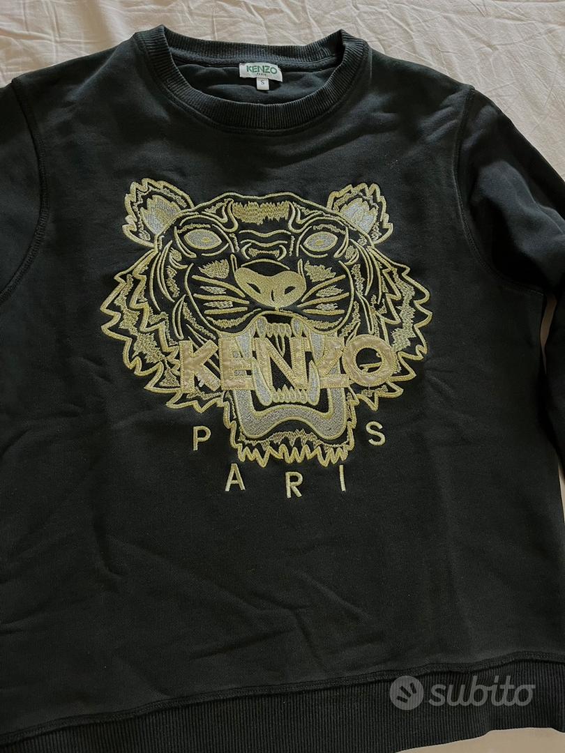 Felpa kenzo nera e oro prezzo on sale