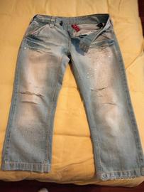 Jeans Met al polpaccio/caviglia taglia 27
