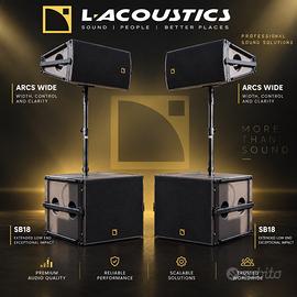 L Acoustics Arcs Wide + SB 18m
