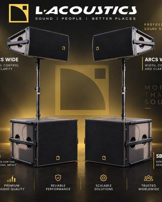 L Acoustics Arcs Wide + SB 18m