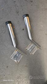 Portacanne in acciaio inox e calze per parabordi