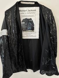 Giacca billie jean autografata Michael Jackson
