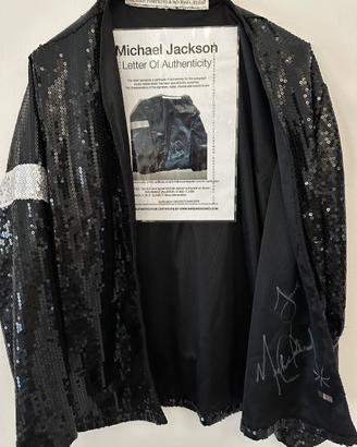 Giacca billie jean autografata Michael Jackson