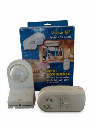 sensore + campanello "Kit accoglienza"senza fili
