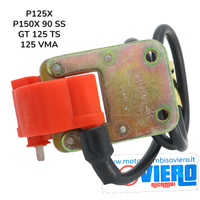 Bobina e Staffa Accensione Esterna Vespa 50 P125X