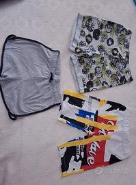 set 3 pantaloncini 8/9 anni