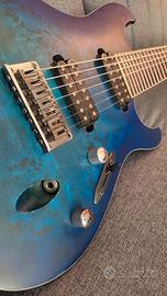IBANEZ S7721PB Sapphire Blue Flat – 7 corde