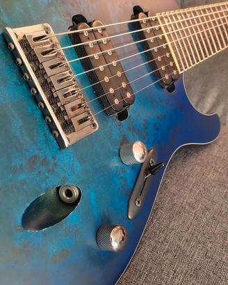 IBANEZ S7721PB Sapphire Blue Flat – 7 corde