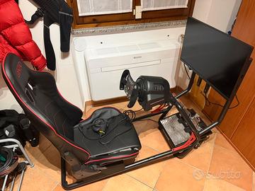 thrustmaster T-GT + T-LCM con intera postazione