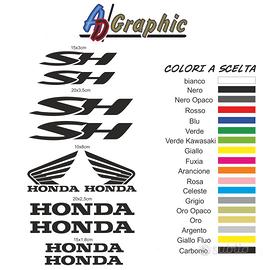 kit adesivi stickers honda sh tipo1