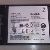 SanDisk SSD U100 32GB   codice 9