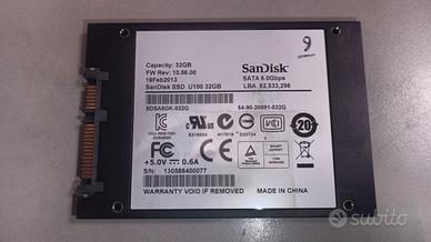 SanDisk SSD U100 32GB   codice 9